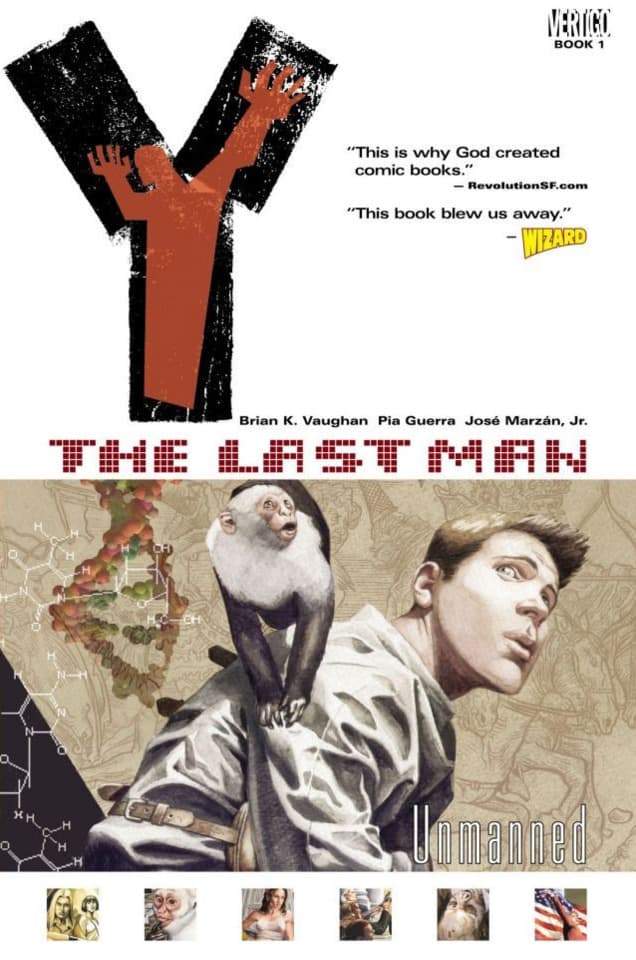 Y: The Last Man Unmanned cover