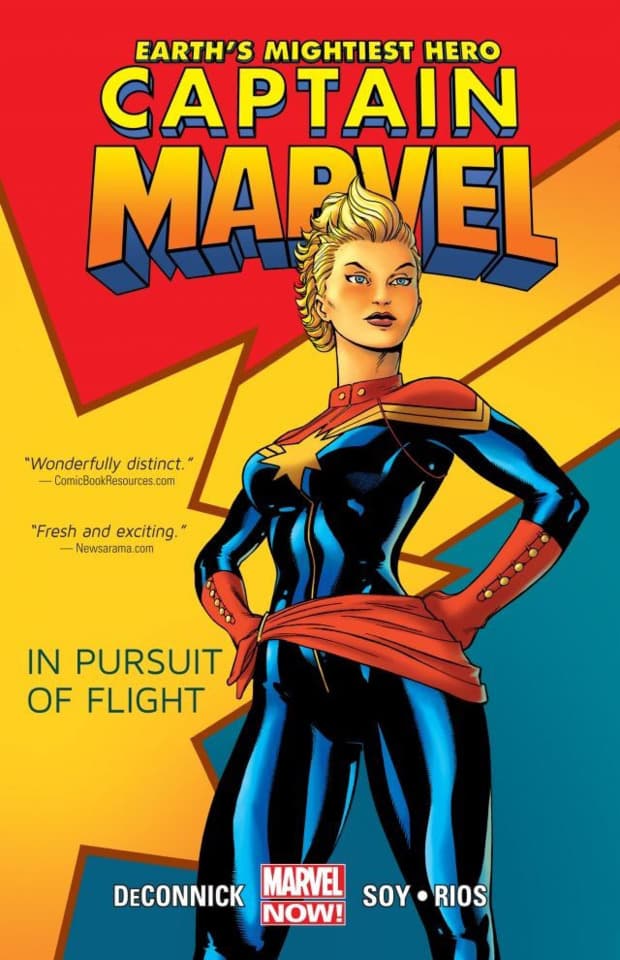 Captain Marvel In Pursuit of Flight cover