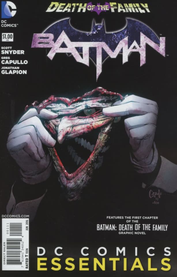 Batman Death of the Family cover